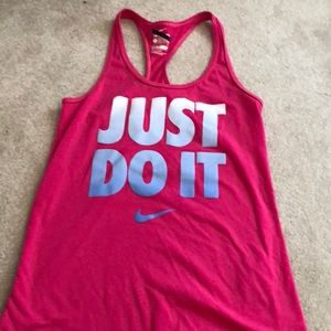 Pink Nike size small tank top
